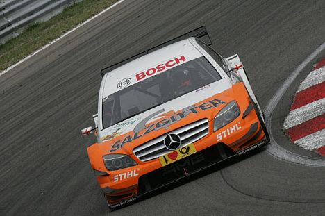 Gary Paffett på 2. pladsen var hurtigste Mercedes Benz kører.